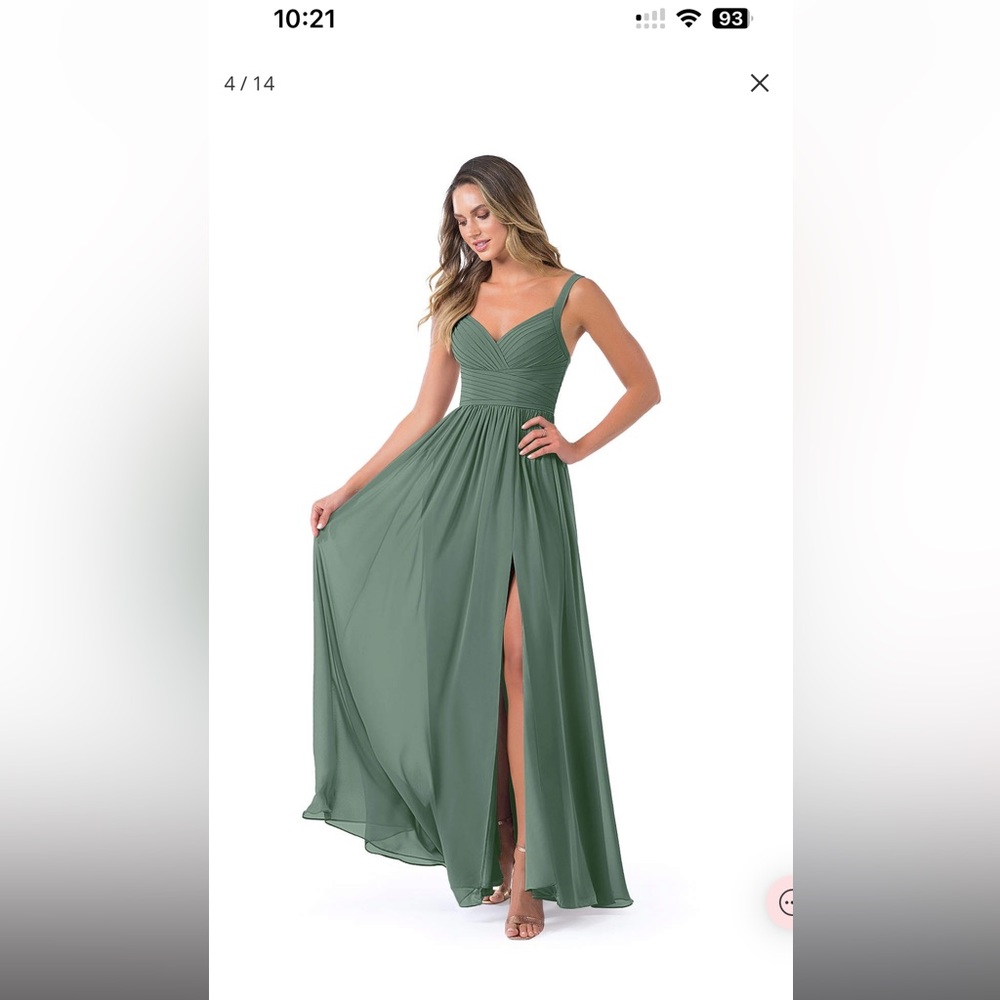 Dress in shade Eucalyptus